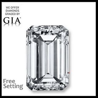 2.81 ct, D/FL, Type IIa Emerald cut GIA Graded Diamond. Appraised Value: $161,200 