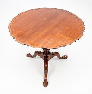 George III Style Piecrust Tripod Table