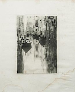 Alfred Stieglitz (1864-1946): A Bit of Venice