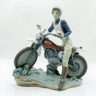 Racing Motorcyclist 1005270 - Lladro Porcelain Figurine