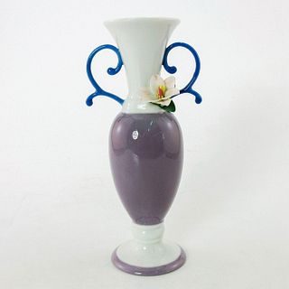 Purple and White Bud Vase 1006600 - Lladro Porcelain