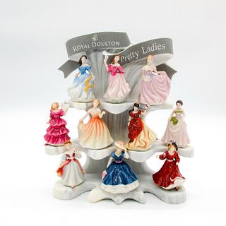 10pc Royal Doulton Tiny Figurines, Pretty Ladies