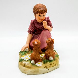 Goebel Martine Figurine, Little Girl with Rabbits