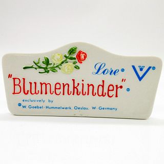 Lore Blumenkinder Plaque 238 - Goebel Hummel Figurine