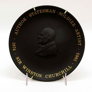Wedgwood Black Jasperware, Sir Winston Churchill Tray