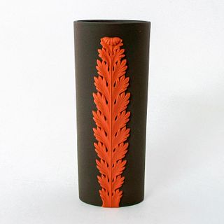 Wedgwood Taupe Brown and Terracotta Jasperware, Vase