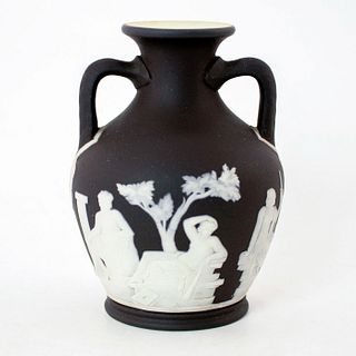 Wedgwood Black Jasperware, Small Portland Vase