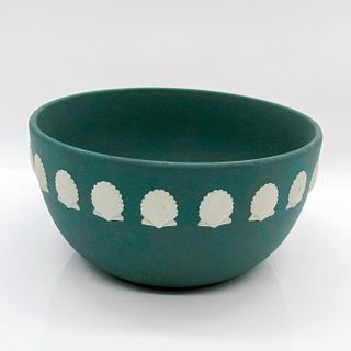 Wedgwood Jasperware Seashells Spruce Green Bowl