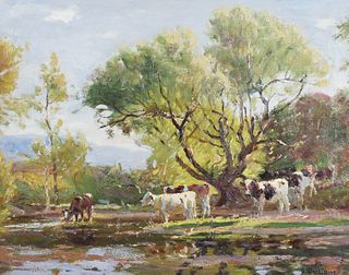 GEORGE GLENN NEWELL, O/C, Cattle