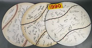 St. Louis Cardinals Signed Baseball Cut-Outs