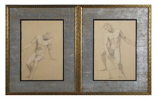 19thC French Figure Drawings