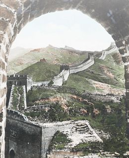 Old Handcolored Photograph of China