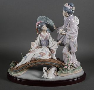 LLADRO 1445 Springtime in Japan Women Figurine