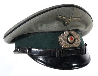 WWII German Enlisted Army Peaked Cap