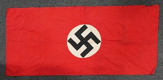 (2) German Nazi Flags WWII War Trophy 