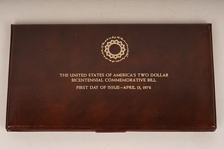 Franklin Mint $2 First Day Issue w Certificate