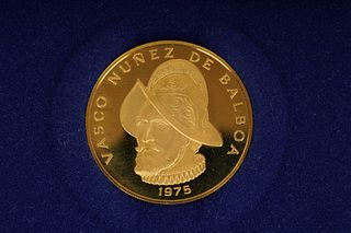 1975 100 GOLD Balboas Coin 8.26 grams