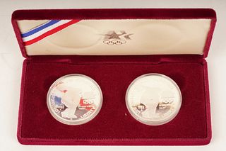 Group 2 1983 Olympic Silver Dollars