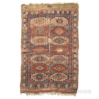 West Anatolian Rug with Memling Guls