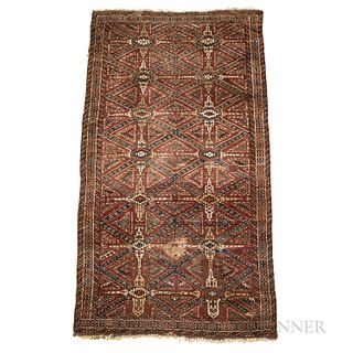 Yomud or Ersari Turkoman Main Carpet
