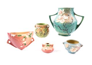 5 Pieces - Roseville Pottery (Various Patterns)