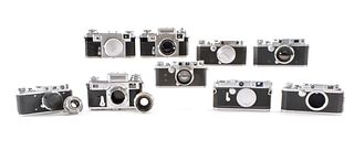 Camera Lot - Canon, Leica, Contax