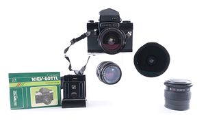 Kiev-60 TTL Camera with Accessories