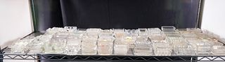 Large Lot of Pressed Glass Master Salts