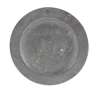 17th / 18th Century English Pewter Plate