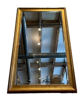 Large Gold Gilt Floor Mirror 