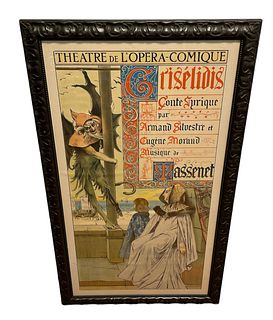 Griseldis Opera Art Poster in frame 