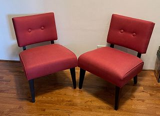 Pair CRATE & BARREL Chairs 