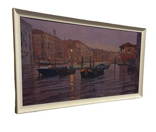 STAN KAMINSKI Venice Oil on Canvas