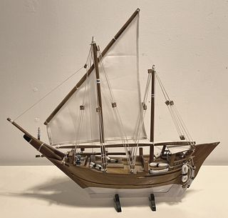 Vintage Model Ship 