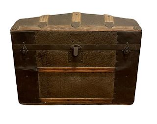 Contemporary Antique Style Travelling Trunk
