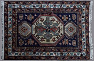 Turkish Oriental Carpet, 4' 11 x 7' 2.