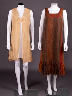 TWO TUNIC DRESSES, QUEBEC, 1960s