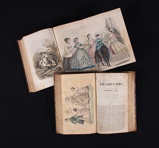 TWO GODEY’S LADY’S BOOKS, PHILADELPHIA, 1837 & 1862