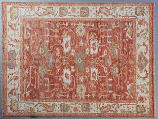 Laristan Sultanabad Carpet, 8' x 10' 1.