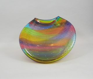 "Elements Glass" Art Glass Vase.