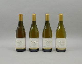 Four Bottles Kistler Hudson Vineyard Chardonnay.