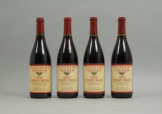 Four Bottles Williams Selyem Pinot Noir.