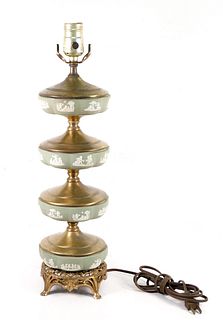 Vintage Wedgwood Jasperware 4 Tier Lamp