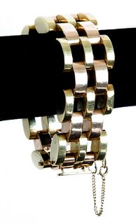14k Tiffany & Co. Two Tone Gold Bracelet 92 grams