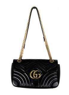 Gucci GG Marmont Small Matelasse Camera Shoulder Bag
