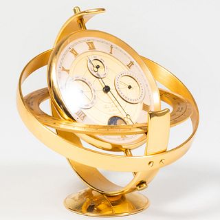 Jean Roulet Brass Atmospheric Clock