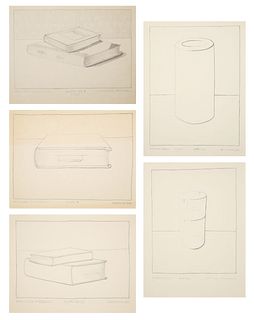 FIVE DRAWINGS BY KATHERINE MACDOUGALL (EARLY AMERICAN 20TH CENTURY ARTIST)
