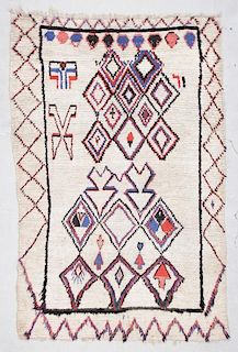 Moroccan Pile Carpet: 5' x 7'8" (152 x 234 cm)