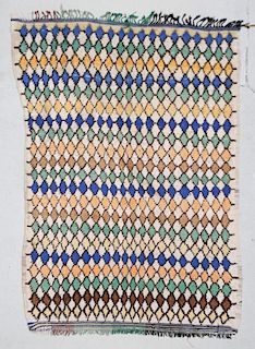 Moroccan Pile Carpet: 4'4" x 5'10" (132 x 178 cm)