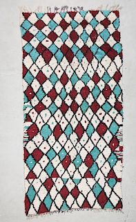 Moroccan Pile Carpet: 4'10" x 9'7" (147 x 292 cm)